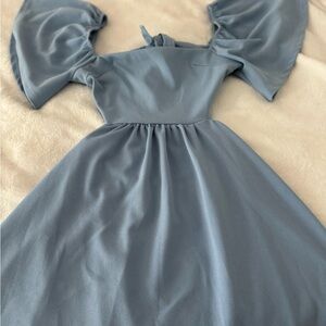 Alter’d State blue open back dress